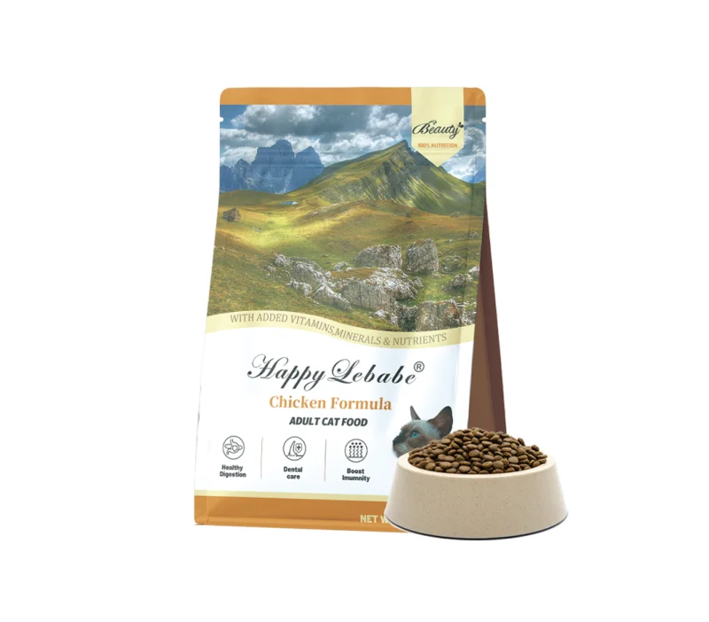 Chicken formula adult cat food
