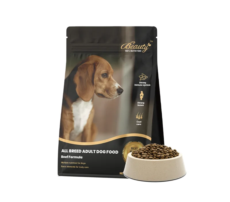 Beef formula adult dog food