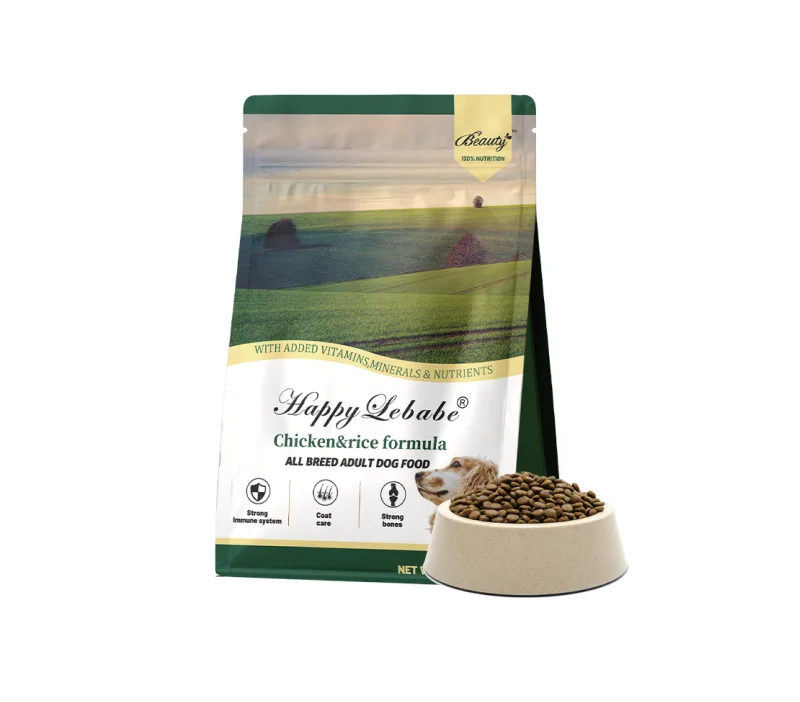 Chicken rice formula adult dog food