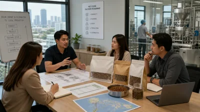 Philippine importer and distributor team planning a local pet food factory
